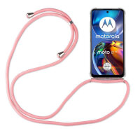 Handykette Motorola Moto E32 E32s Handyhülle mit Band Schutz Hülle Handy Tasche