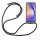 Handykette für Samsung Galaxy A54 5G Handyhülle mit Band Case Hülle mit Kordel Schwarz