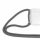Handy Hülle mit Band Schutzhülle Handykette Seil Silikon Handy Tasche mit Schnur Samsung Galaxy A42 5G Grau