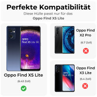 Hülle für Oppo Find X5 Lite, Flipcase...
