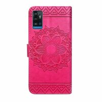 Handyhülle für ZTE Blade A71 – Klapphülle Mandala Pink