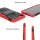 Handy Tasche für Apple iPhone Panzer Cover Case Schutz Hülle Etui Schale Bumper Apple iPhone SE 2020 Rot
