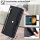 Handykette Samsung Hülle mit Band Handyhülle Kartenfächer PU Leder Umhängetasche Galaxy S24+ Schwarz