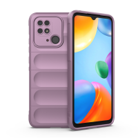 Hülle Xiaomi Redmi 10C Handyhülle Outdoor Case Back Cover Handy Tasche Bumper Lila