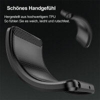 Hülle für Realme Note 50 Handyhülle Carbon Handy Tasche Backcover Bumper Case