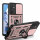 Outdoor Panzer Hülle für Samsung Galaxy A34 5G mit Kameraschutz Ringhalter  Rosegold