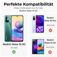 360° Grad Hülle Xiaomi Redmi Note 10 5G...