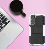 Schutz Hülle für Samsung Galaxy S21 FE 5G, SM-G990B Handy Tasche Bumper Case TPU Weiss