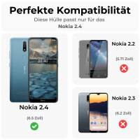Nokia 2.4 Hülle Outdoor Handy Tasche Case Back Cover...