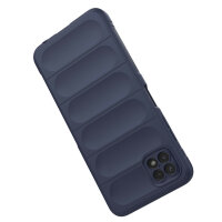 Hülle für Samsung Galaxy A22 5G - Schutzhülle Handyhülle - [Kamera Schutz] Case Blau
