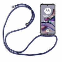 betterfon Handykette für Motorola Moto G13 / G23 Handyhülle mit Band Hülle Blau