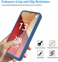 360° Grad Hülle Xiaomi Redmi Note 13 Pro 4G mit Integriertem Displayschutz Blau