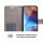 Handy Tasche für ZTE Blade Hülle Schutzhülle Klapphülle Flip Case Schale Etui BF Grau Blade A31
