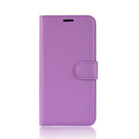 Handy Tasche für Samsung Galaxy A51 SM-A515 Hülle Case Buchhülle Klapphülle TPU PU-Leder Lila