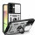 Outdoor Panzer Hülle für Samsung Galaxy S24+ mit Kameraschutz Ringhalter Bumper Silber