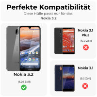 Nokia 3.2 Hülle Handy Tasche Case Cover Panzer...