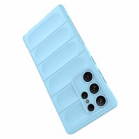 Hülle für Samsung Galaxy S23 Ultra Handyhülle Handy Tasche Back Cover Bumper TPU Hellblau