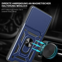 Outdoor Panzer Hülle Xiaomi Redmi 13 /Poco M6 Handyhülle Kameraschutz Ringhalter Blau