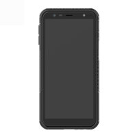 Handy Tasche für Samsung Galaxy Case Panzer Hülle Cover Schutzhülle Etui Bumper Galaxy J6+ Schwarz
