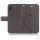 Huawei Handy Tasche Handyhülle Schutz Hülle Blumen Flip Cover Buch Case Etui Huawei Y6 2019 Grau