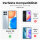 Carbon Hülle für Honor X8 Handyhülle Back Cover Handy Tasche Bumper in Schwarz