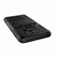 Handy Tasche für Samsung Galaxy Case Panzer Hülle Cover Schutzhülle Etui Bumper Galaxy S9 SM-G960 Schwarz