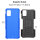 Handy Tasche für Samsung Galaxy Case Panzer Hülle Cover Schutzhülle Etui Bumper Galaxy A51 SM-A515 Blau