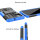 Handy Tasche für Samsung Galaxy Case Panzer Hülle Cover Schutzhülle Etui Bumper Galaxy A51 SM-A515 Blau