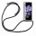 Handykette für Samsung S21 S22 S23 S24 FE Plus Ultra Handyhülle mit Band Hülle Galaxy S22+ Schwarz