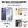 Handykette für Samsung S21 S22 S23 S24 FE Plus Ultra Handyhülle mit Band Hülle Galaxy S24+ Schwarz
