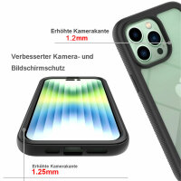 Handyhülle für Apple iPhone 14 Pro – Outdoor Panzer Case 360° mit Displayschutz