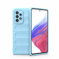 Handy Tasche für Samsung Galaxy A53 5G Hülle Handyhülle Outdoor Case Back Cover  Hellblau