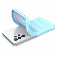 Handy Tasche für Samsung Galaxy A53 5G Hülle Handyhülle Outdoor Case Back Cover  Hellblau