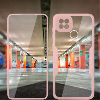 360° Grad Hülle Realme C21Y/ C25Y Panzer vollschutz Integriertem Displayschutz Rosa