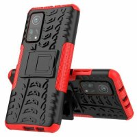 Schutz Hülle Xiaomi Handy Tasche Case Cover Silikon Schale Outdoor Handyhülle BF Xiaomi Mi 10T / Mi 10T Pro Rot