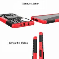 Schutz Hülle Xiaomi Handy Tasche Case Cover Silikon Schale Outdoor Handyhülle BF Xiaomi Mi 10T / Mi 10T Pro Rot