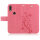 Huawei Handy Tasche Handyhülle Schutz Hülle Blumen Flip Cover Buch Case Etui Huawei P20 Lite Rosa