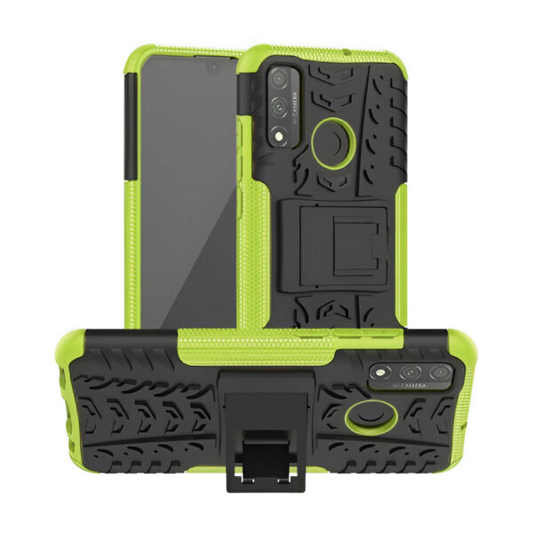Outdoor Case Panzer Hülle Cover Huawei Handytasche Schutzhülle Handyhülle Handy Grün P Smart 2020