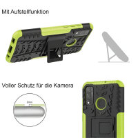 Outdoor Case Panzer Hülle Cover Huawei Handytasche Schutzhülle Handyhülle Handy Grün P Smart 2020
