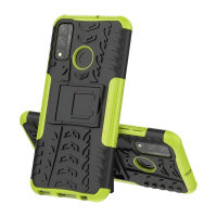 Outdoor Case Panzer Hülle Cover Huawei Handytasche Schutzhülle Handyhülle Handy Grün P Smart 2020