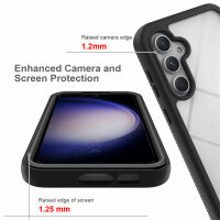 360 Grad Hülle mit eingebautem Displayschutz für Samsung Galaxy S24 360° Bumper