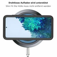 Schutz Hülle für Samsung Galaxy S21, Handy Tasche 2-teilig Case Cover Bumper TPU