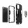 Schutz Hülle für Xiaomi Mi 11 Lite 5G / 4G Ring Case Cover Handy Tasche Outdoor  Schwarz