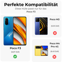 Xiaomi, Handy Tasche Handyhülle Schutzhülle Hülle Flipcase Klapphülle Etui Case Xiaomi Poco F3 Schwarz