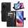 Xiaomi, Handy Tasche Handyhülle Schutzhülle Hülle Flipcase Klapphülle Etui Case Xiaomi Poco F3 Schwarz