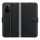 Xiaomi, Handy Tasche Handyhülle Schutzhülle Hülle Flipcase Klapphülle Etui Case Xiaomi Poco F3 Schwarz