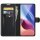 Xiaomi, Handy Tasche Handyhülle Schutzhülle Hülle Flipcase Klapphülle Etui Case Xiaomi Poco F3 Schwarz