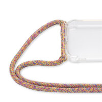 Handykette für Xiaomi Redmi 12 Handyhülle mit Band Case Hülle mit Kordel Hand Rainbow