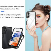 360 Grad Hülle mit eingebautem Displayschutz für Samsung Galaxy A05s Handyhülle