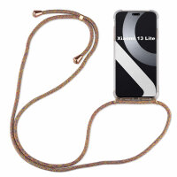 Handykette für Xiaomi 13 Lite Handyhülle mit Band Hülle mit Kordel Handy Tasche Rainbow